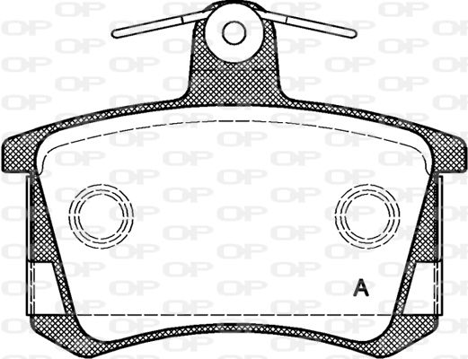 OPEN PARTS Jarrupala, levyjarru BPA0135.40